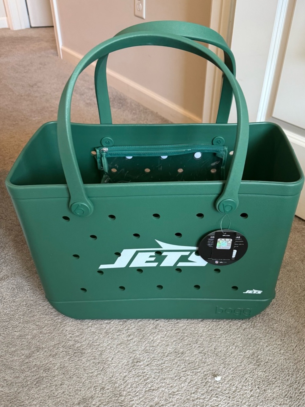 NFL New York Jets Bogg Bag original size Brand New